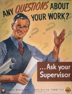 Ask your supervisor